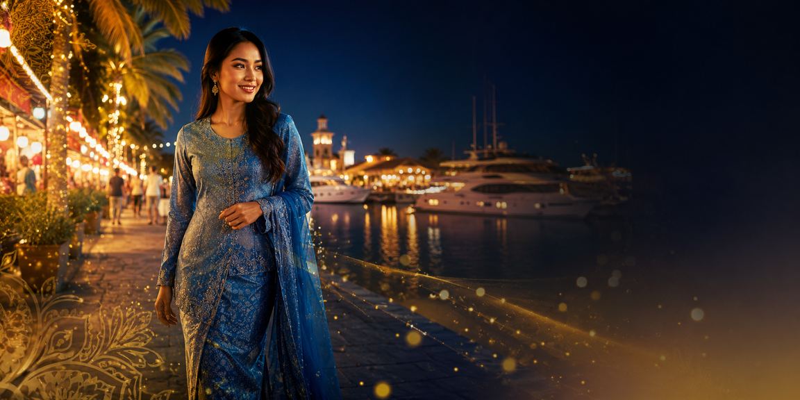 Pengguna berbaju kurung dari Langkawi mendapat bantuan untuk deposit dan bonus platform dalam talian