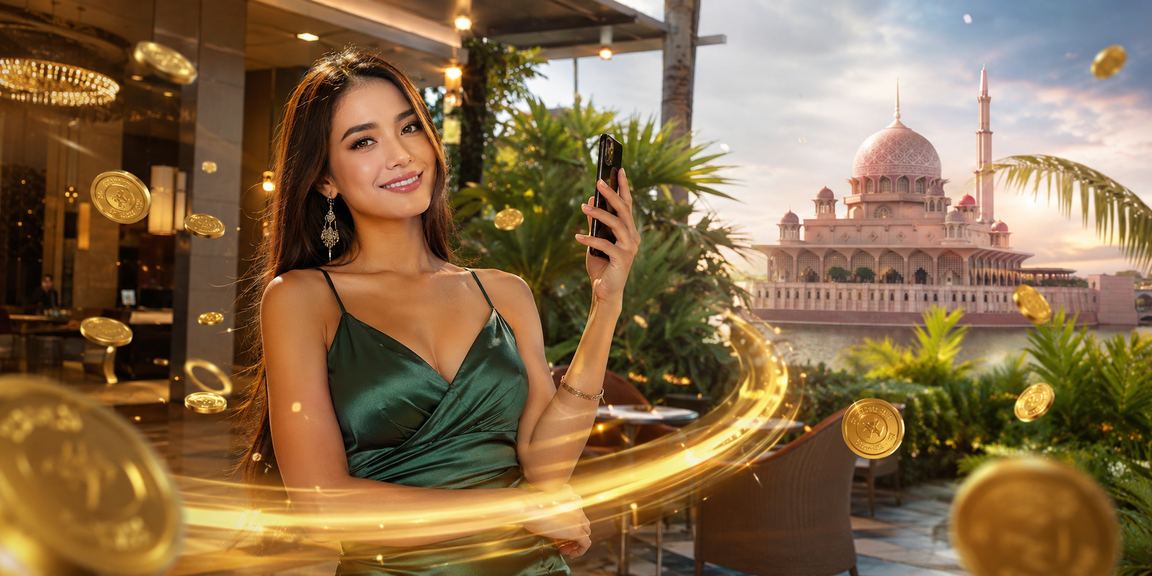 Permainan kad poker gaya Malaysia di Putrajaya dalam suasana moden